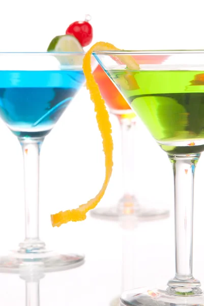 Summer Tropical Martini Cocktails with vodka — Stock Photo, Image