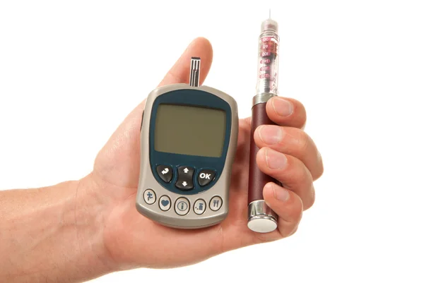 Concepto de diabetes insulinodependiente —  Fotos de Stock