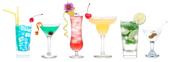 Cocktail variant rad med alkohol — Stockfoto