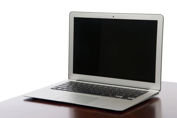 New Modern popular laptop thin computer, light weight — Stock Photo, Image