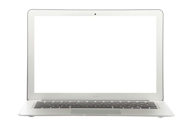 Moderne populaire laptop dun en licht — Stockfoto