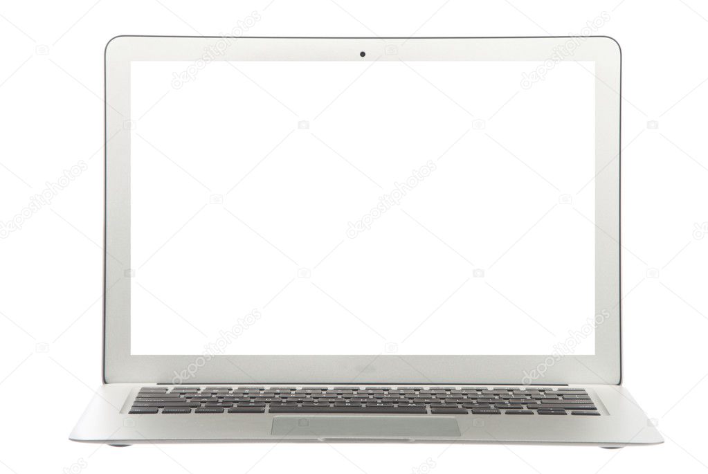 Modern popular laptop thin and light