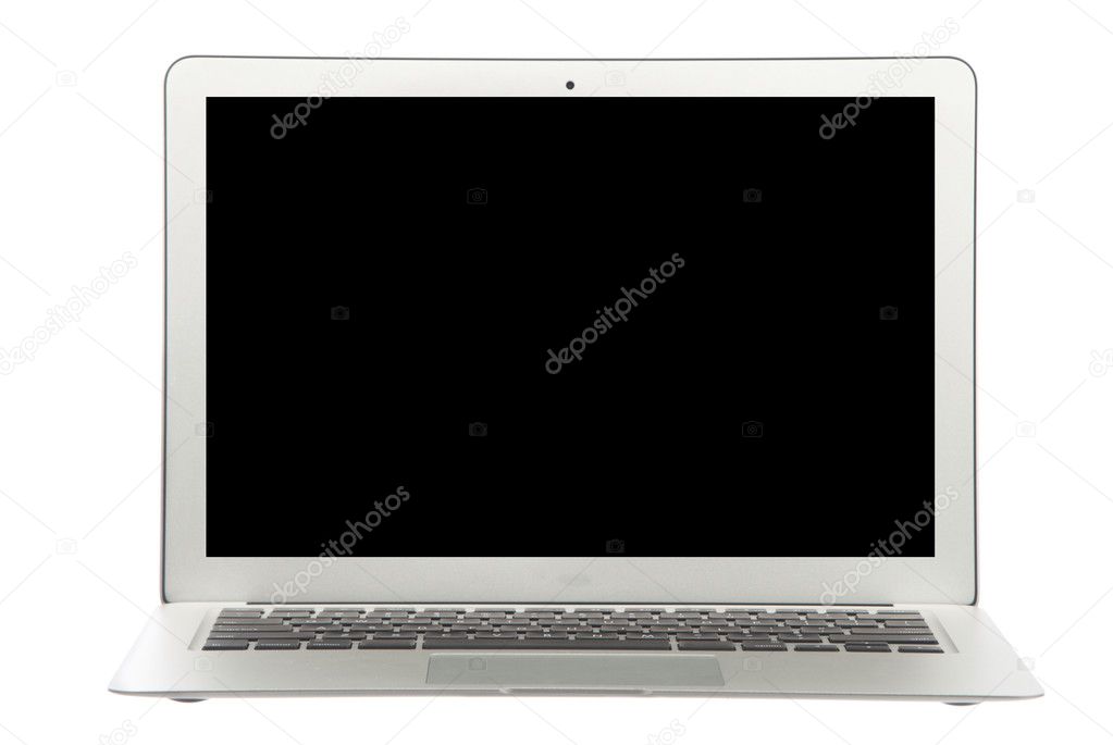 Modern popular laptop thin and light