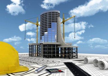 Commercial building construction