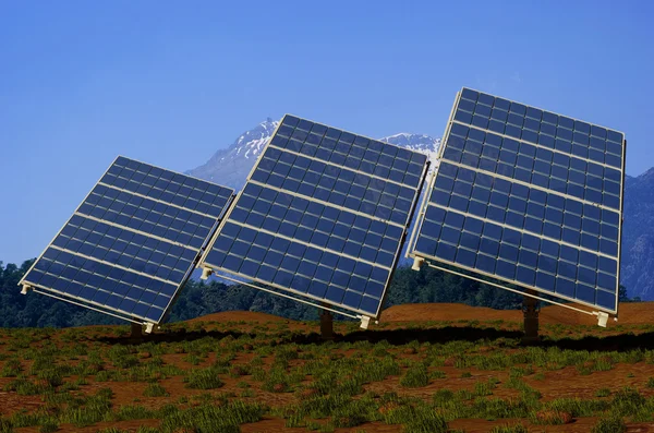 Die Solarbatterie — Stockfoto
