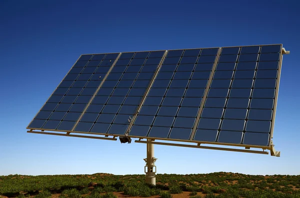 A bateria solar — Fotografia de Stock