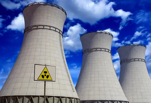 Kärnkraftverk. — Stockfoto