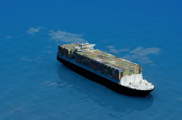The cargo ship — Stock Photo, Image