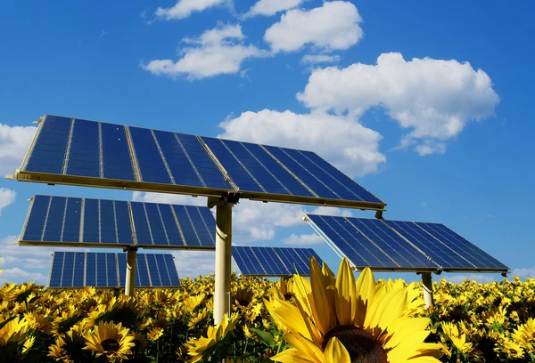 De solar batterij — Stockfoto