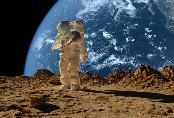 L'astronauta nello spazio — Foto Stock