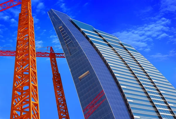 Construcción de rascacielos —  Fotos de Stock