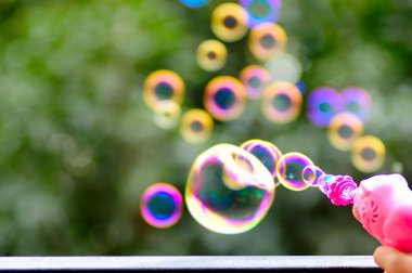 Soap bubbles clipart