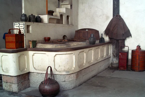 stock image Chinese traditional style kitchen