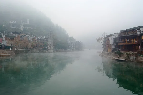 Paisaje río China — Foto de Stock