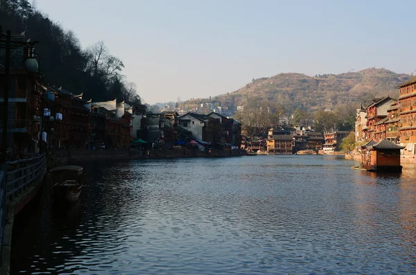 Fenghuang, a famous town in Hunan province of China — Stock Photo, Image