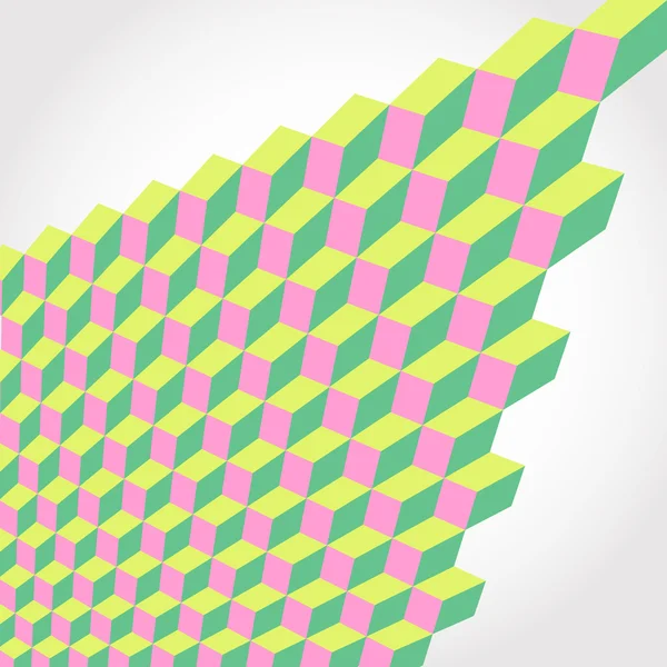 Абстрактный цвет шестиугольника — стоковый вектор