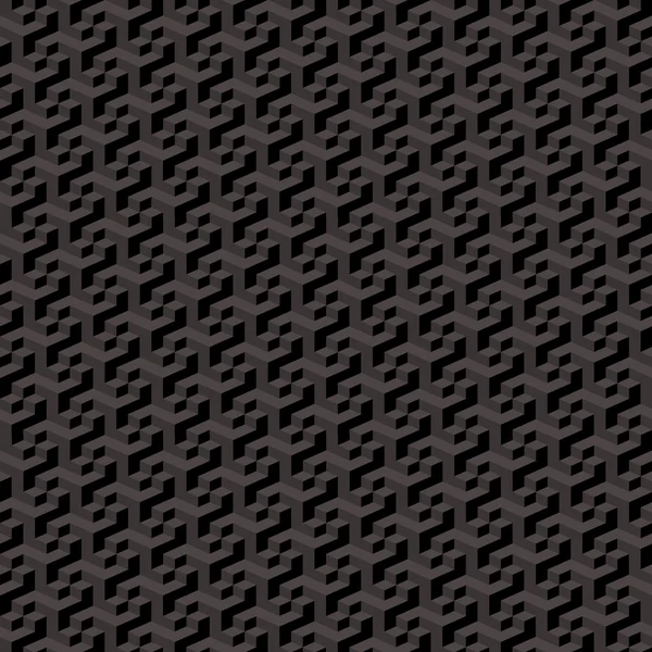 Donkere zeshoek metalen achtergrond metalen grill. spreker textuur, g — Stockvector