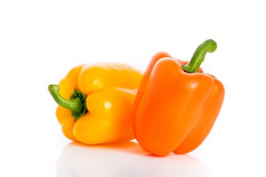 Yellow and orange paprika