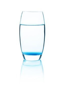 Fresh water in glass clipart