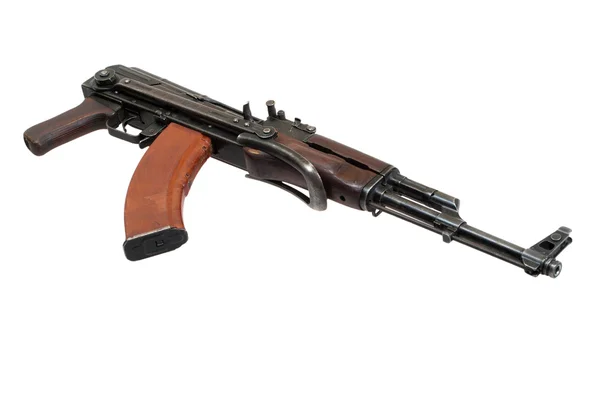 AKMS (Avtomat Kalashnikova) versão airborn de Kalashnikov assau — Fotografia de Stock