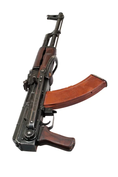 AKMS (Avtomat Kalashnikova) havada Kalaşnikof assau sürümü — Stok fotoğraf