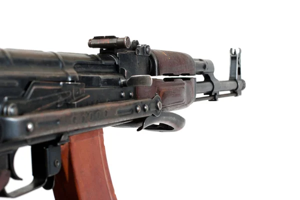 Támad Kalasnyikov AKMS (Avtomat Kalashnikova) füst verziója — Stock Fotó