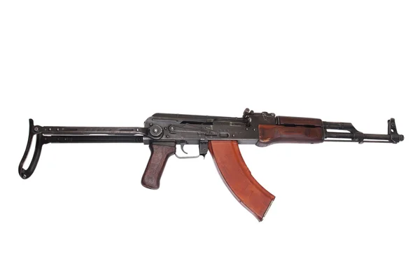 AKMS (Avtomat Kalashnikova) airborn wersji karabin szturmowy Kalashnikov — Zdjęcie stockowe