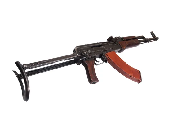AKMS (Avtomat Kalashnikova) versión airborn de Kalashnikov assau — Foto de Stock
