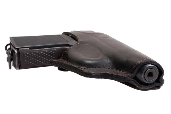 Russian handgun PMM-Makarov in a holster Stock Picture