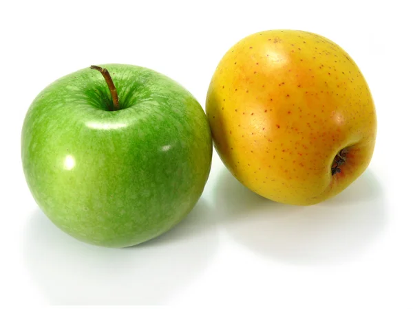 녹색과 노란색 애플 — 스톡 사진