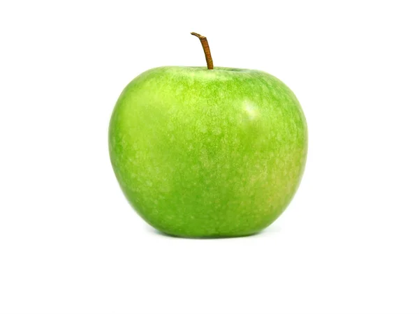Apple beyaz bir arkaplanda izole edilmiş — Stok fotoğraf