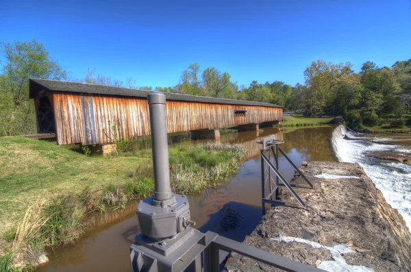 Watson mill täckta bron — Stockfoto