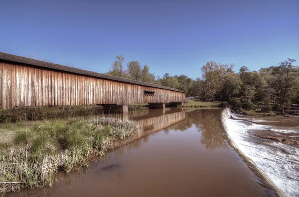 Watson Mill cubierto puente — Foto de Stock
