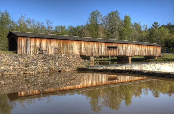 Watson mill täckta bron — Stockfoto