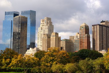 Columbus Circle Skyscrapers clipart