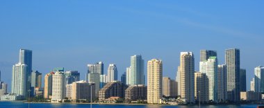 Miami skyline clipart