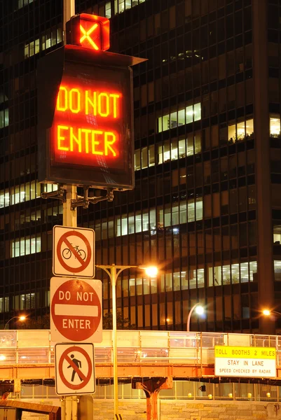 Do not enter signs — Stock Photo, Image