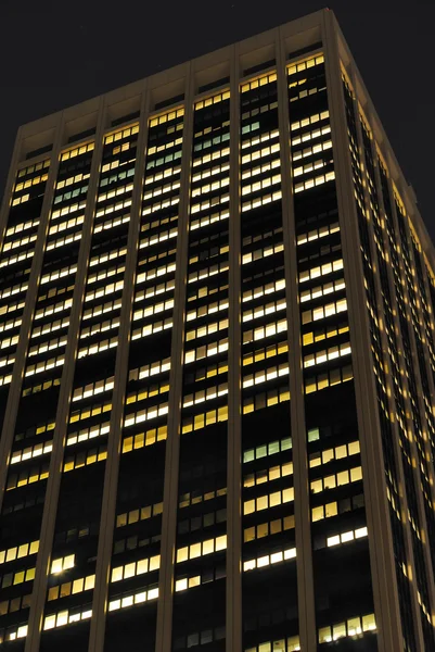 Luces de rascacielos — Foto de Stock