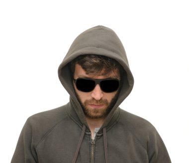 Hooded Man clipart