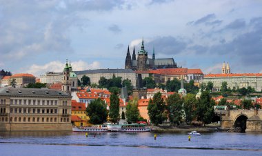 Prague Skyline clipart