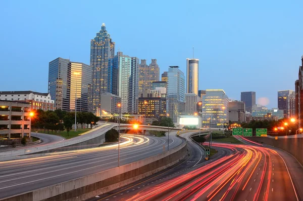 Skyline du centre-ville, Atlanta Géorgie — Photo