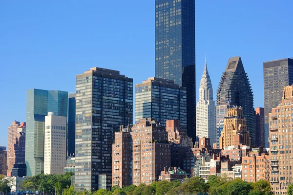Midtown Manhattan skyline — Foto de Stock