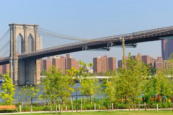 Parque puente de Brooklyn —  Fotos de Stock