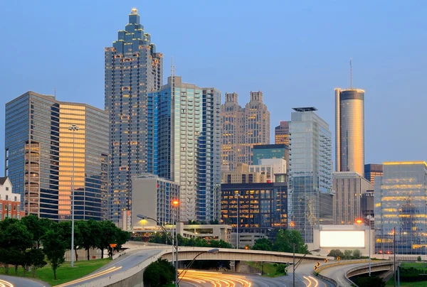 Atlanta, georgia panoramę — Zdjęcie stockowe