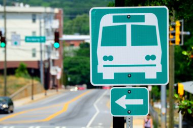 Bus Stop Sign clipart