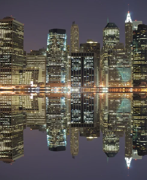Manhattan 'ın Gecesi — Stok fotoğraf