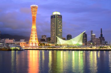 Kobe, Japan Skyline clipart