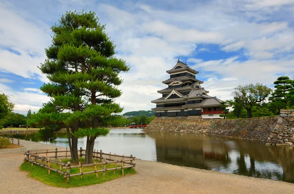 Castelo de Matsumoto em Matsumoto, Japão — Fotografia de Stock