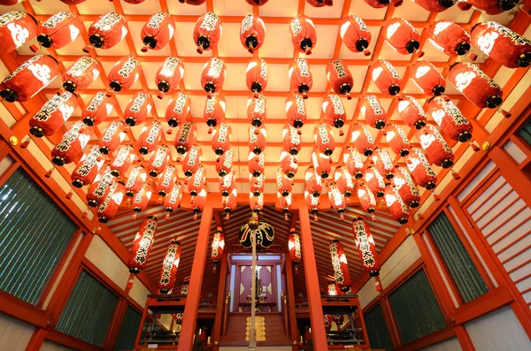 Interior del santuario japonés — Foto de Stock