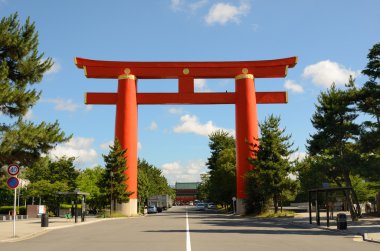 Heian Shrine Tori Gate clipart